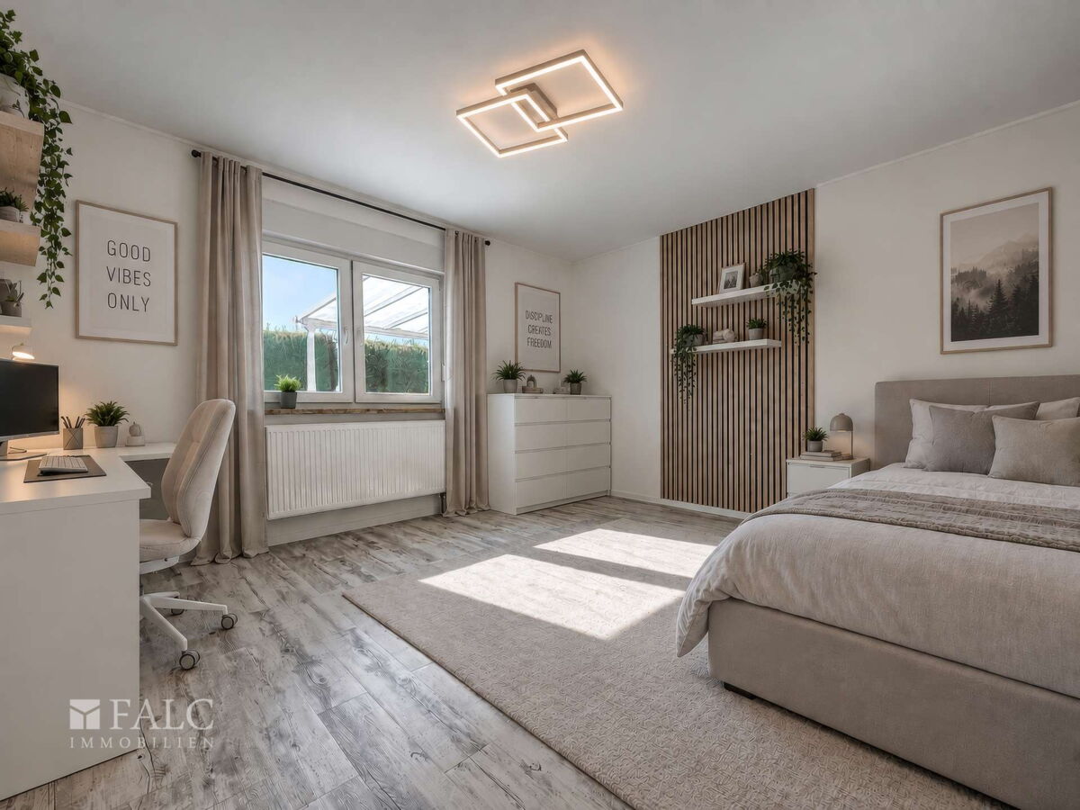 Büro/Gästezimmer digital eingerichtet