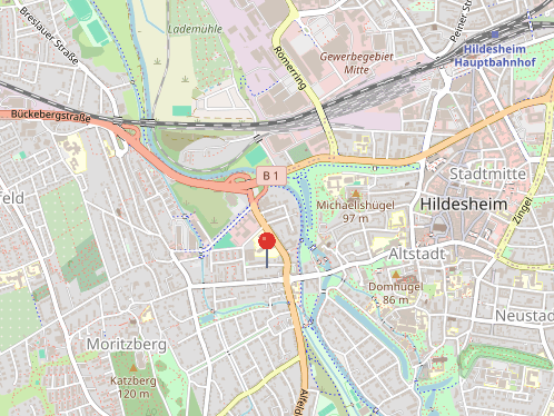 Lage in Hildesheim
