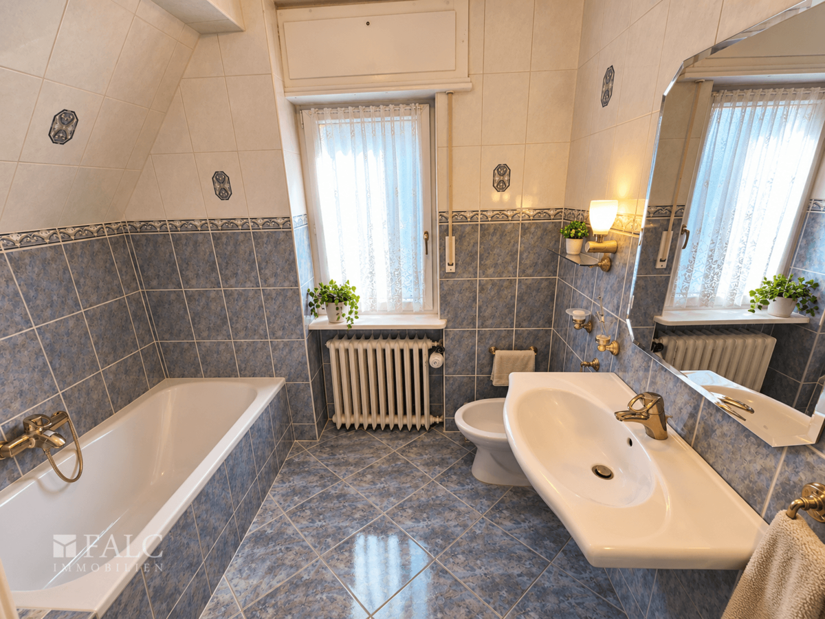 Bad mit Badewanne