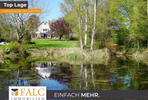 Naturteich mit eigener Insel