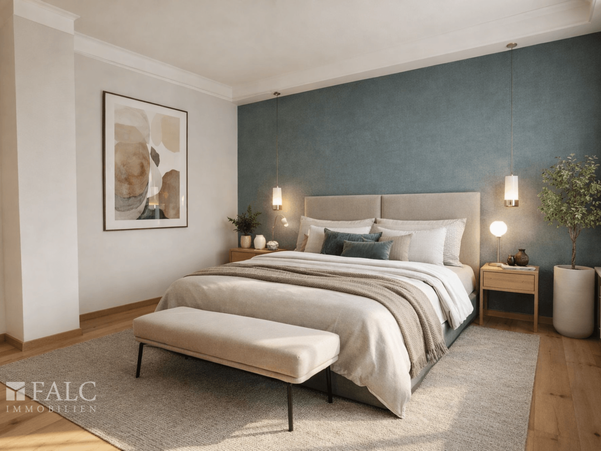 Einrichtungsbeispiel Schlafzimmer