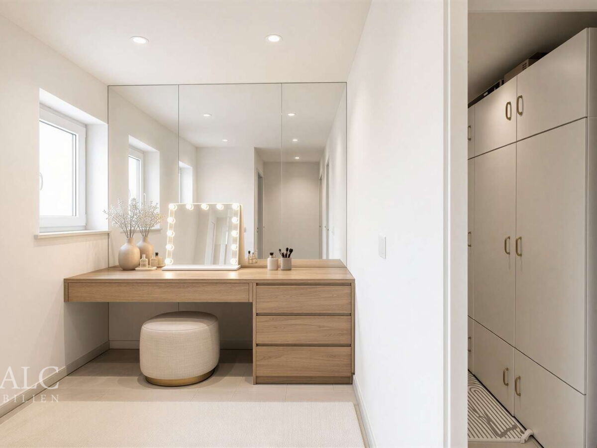 Schminkzimmer KI Design Vorschlag