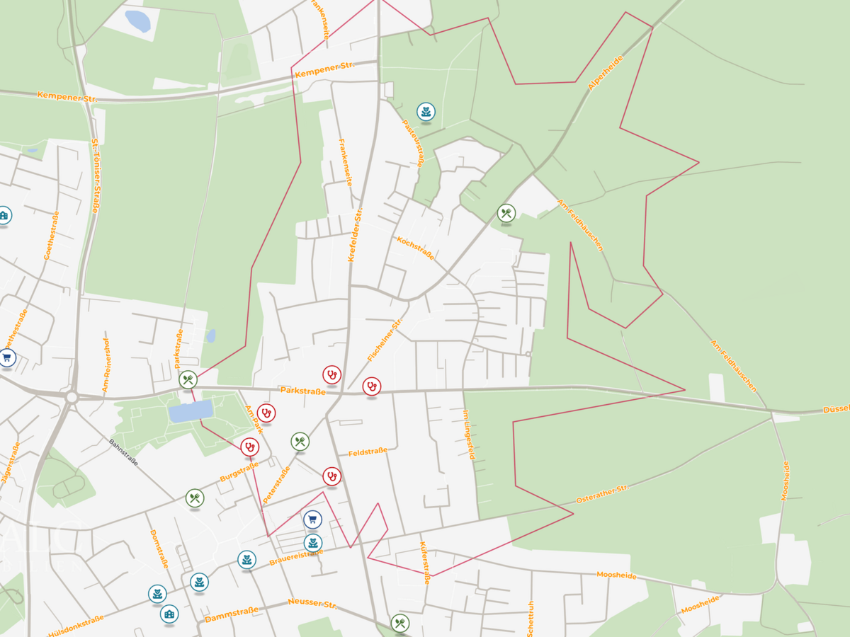 Lageplan (Mikro)