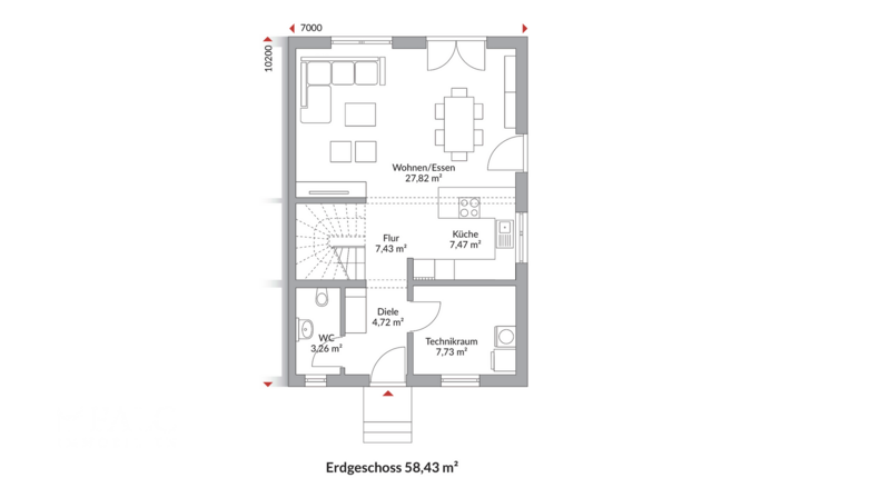 Grundriss EG