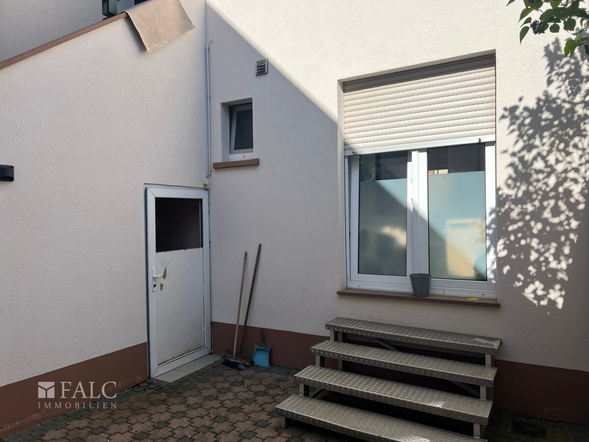 Terrassenbereich im Hof