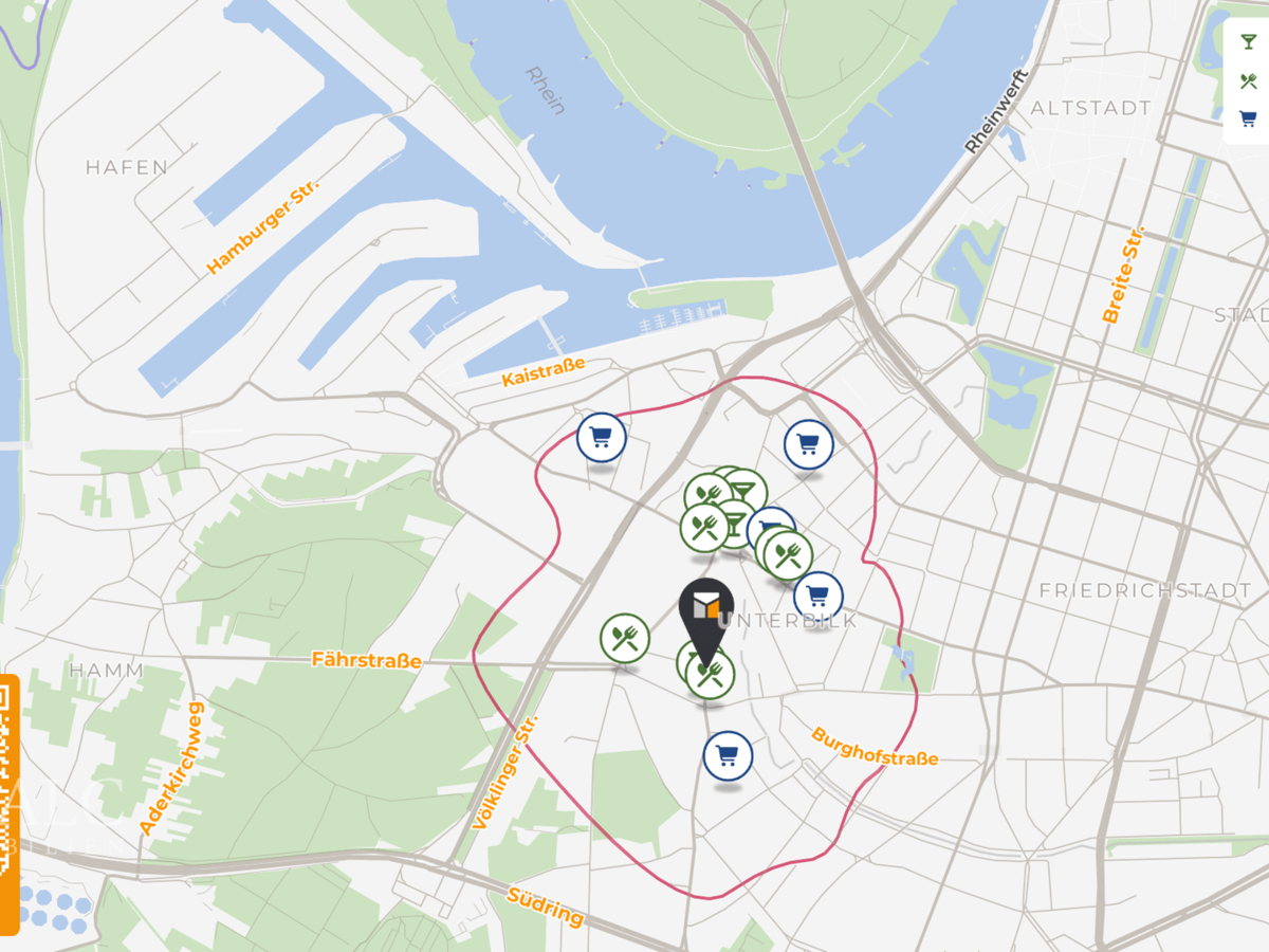 Mikro-Lageplan
