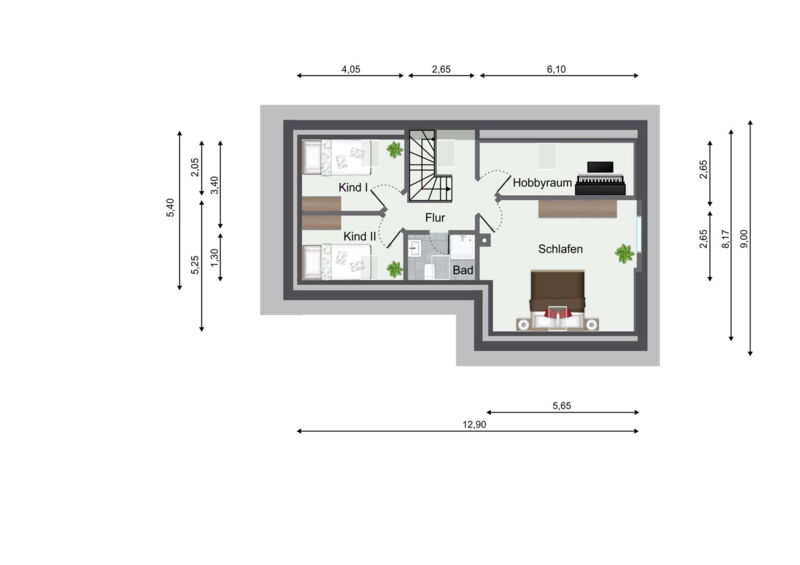 Grundriss Dachgeschoss