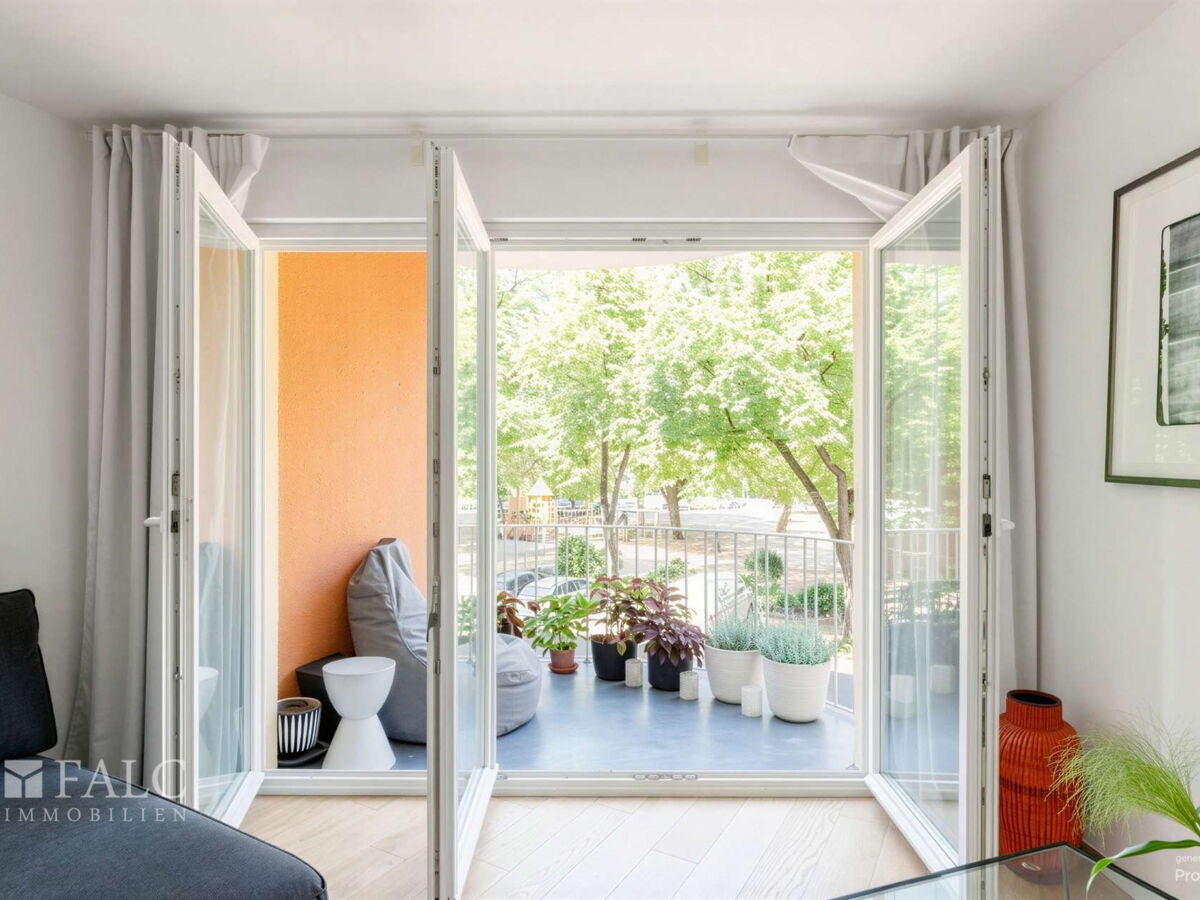 Balkon, Fensterfront komplett zu öffnen