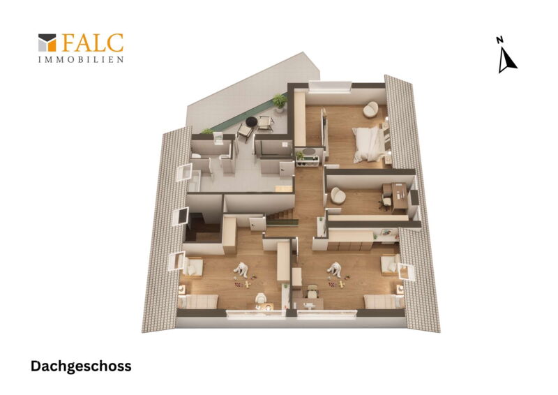Dachgeschoss 3D