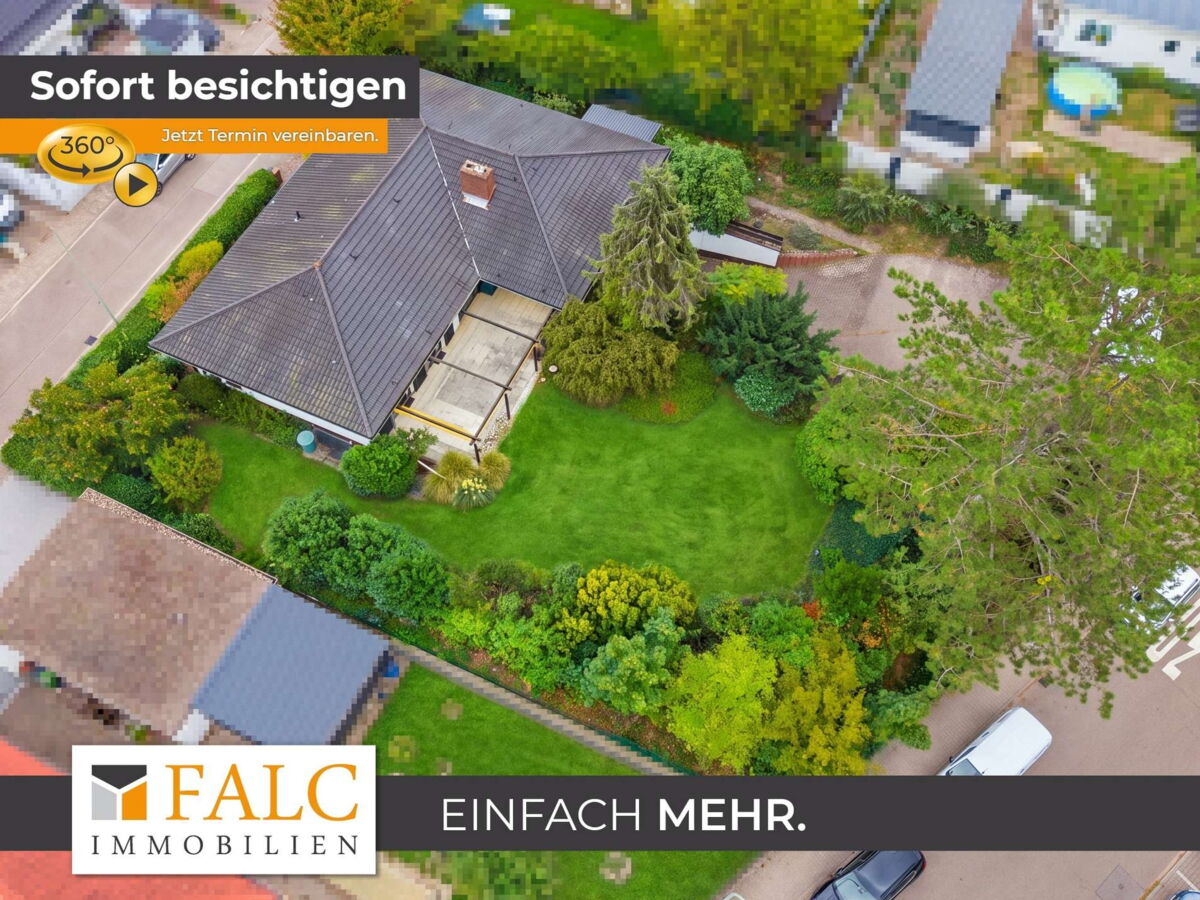 Luftaufnahme Garten
