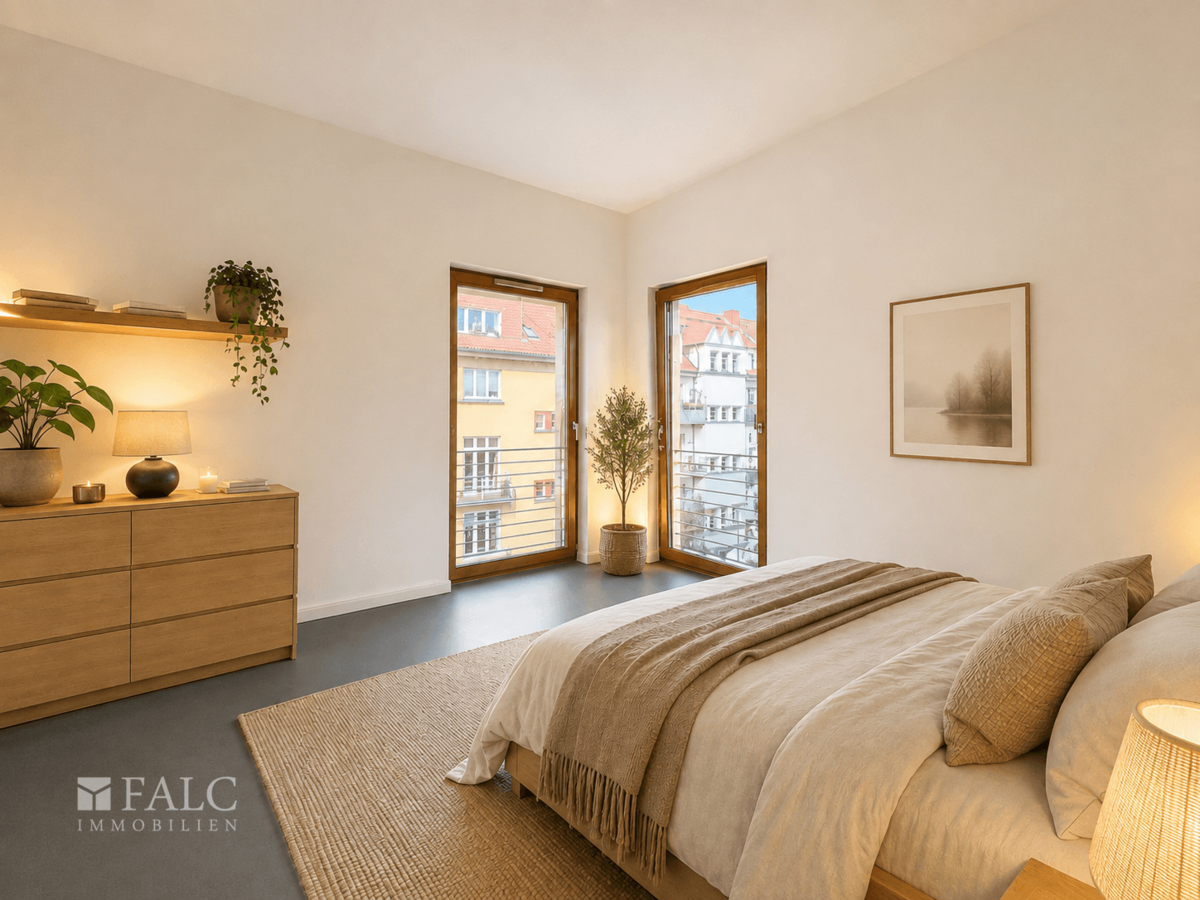 Schlafzimmer (mit Bsp- Einrichtung)