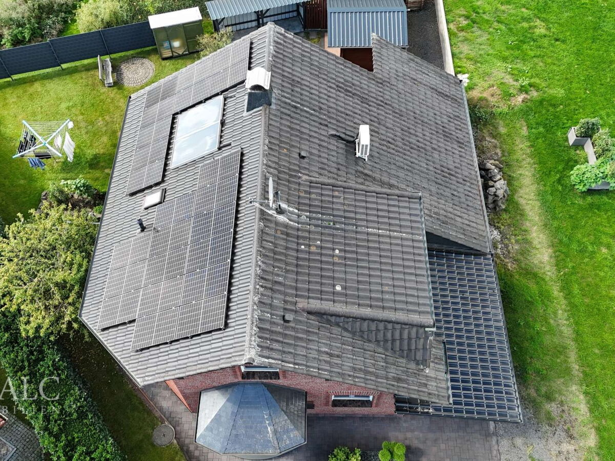 Dachansicht PV Anlage