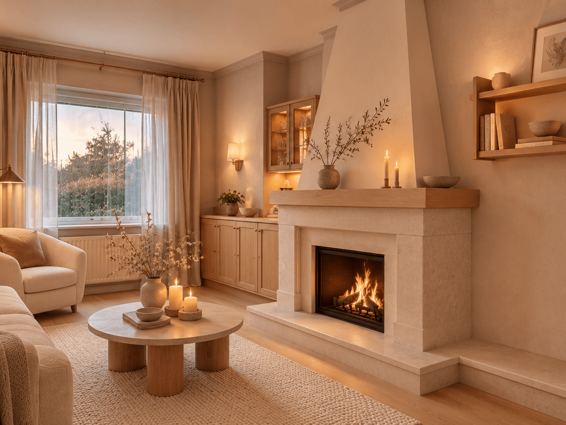 Wohnzimmer visualisiert