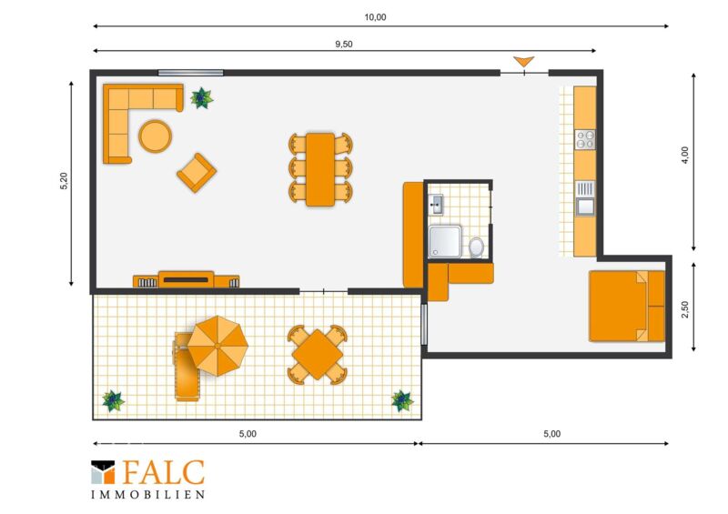 Grundriss Studiowohnung (2)