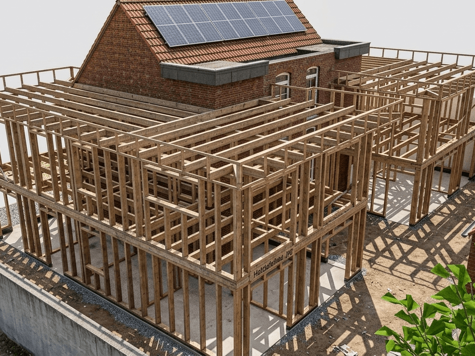 Holzrahmenbau projektiert