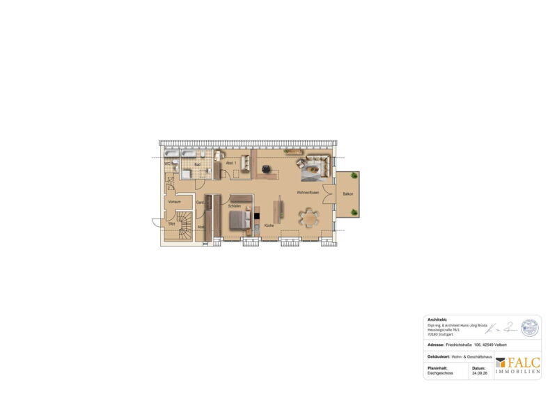 Grundriss Dachgeschoss
