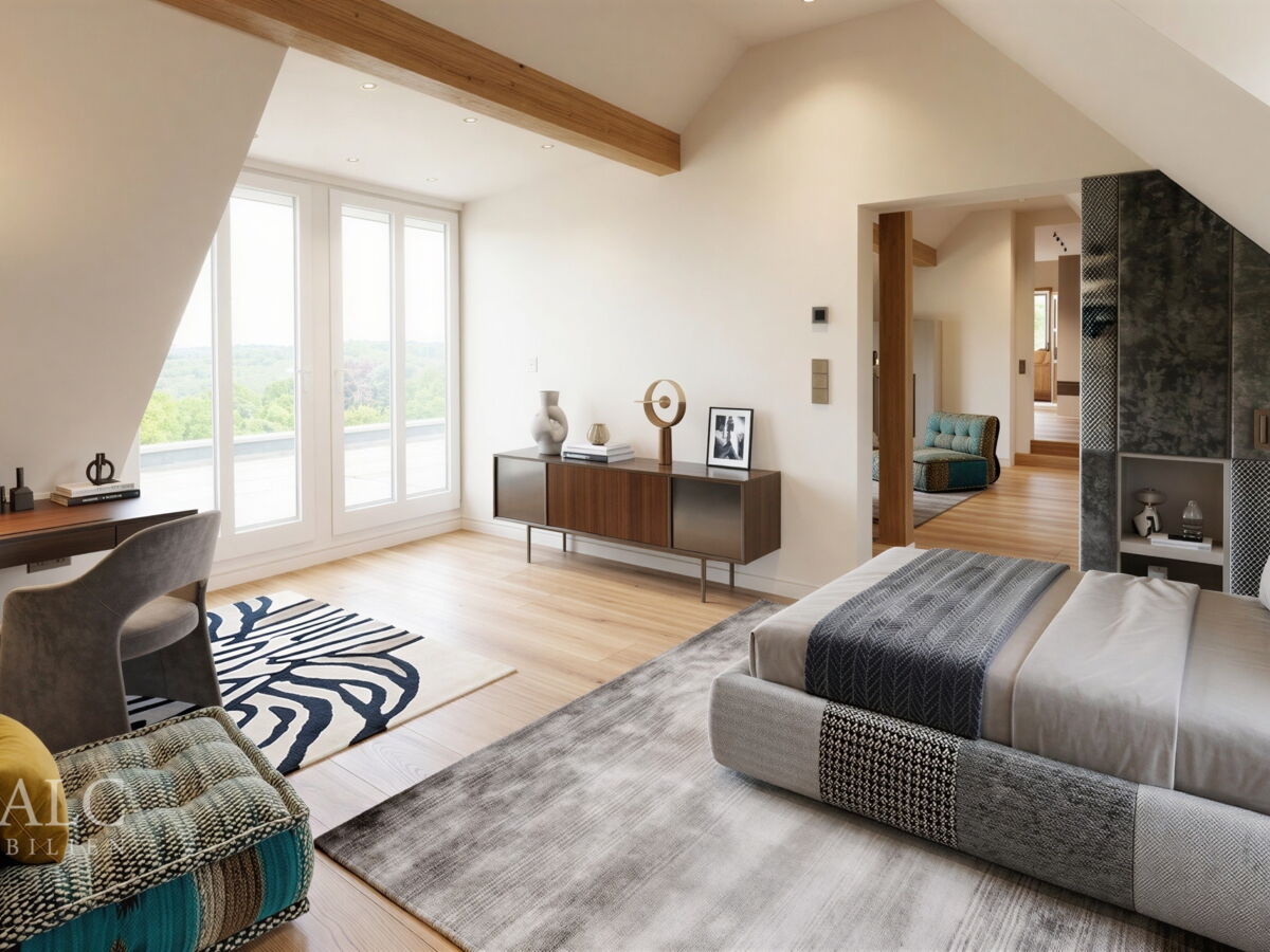 WE DG - Schlafzimmer Einrichtungsbeispiel (KI Staging)