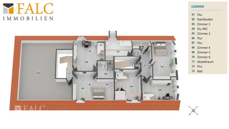 Grundriss Dachgeschoss 