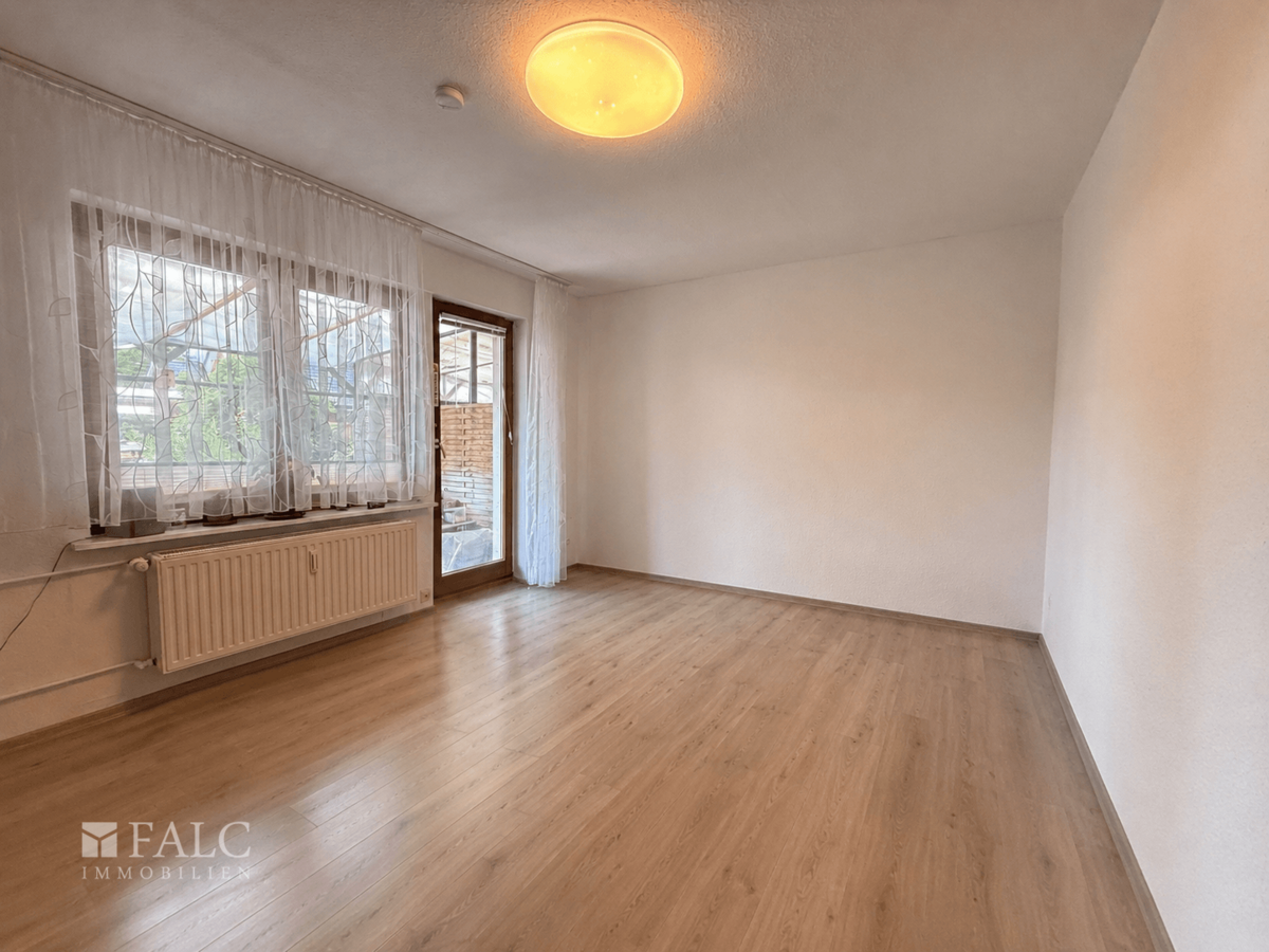 Wohnung 2 Wohnzimmer (Raum digital leergeräumt)