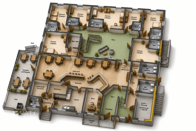 3D Grundriss EG