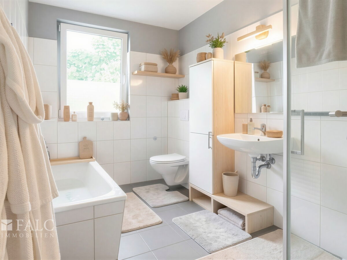 Badezimmer Whg. 2e - (KI generiert)