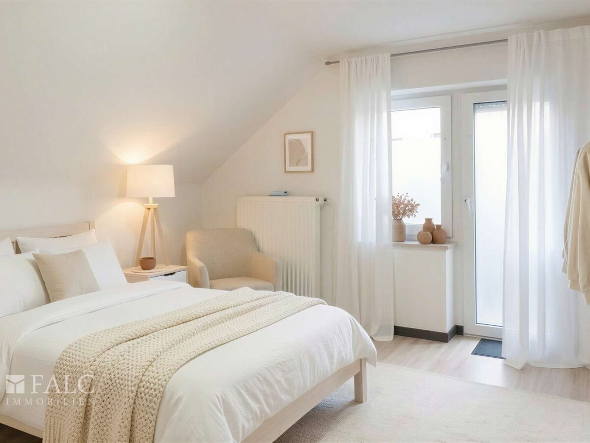 Schlafzimmer OG - Einrichtungsbeispiel