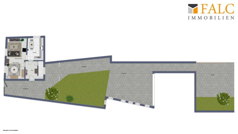 Grundriss Grundstück