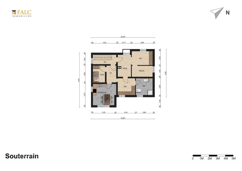 Souterrain Wohn- und Verwaltungsgebäude