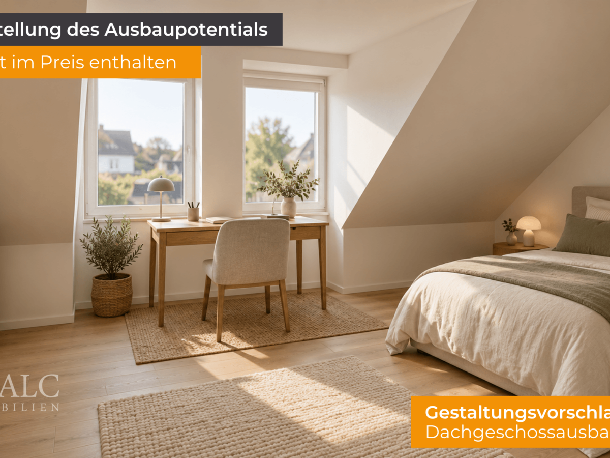 Dachgeschoss-Schlafzimmer