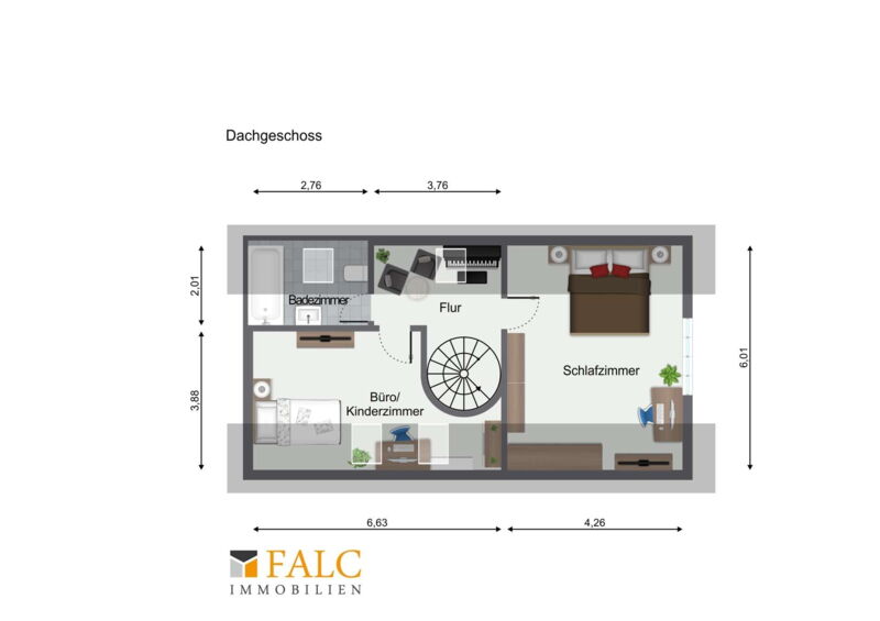 Grundriss Dachgeschoss