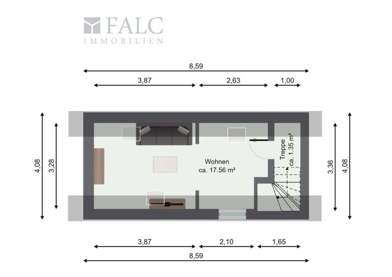 Einliegerwohnung OG