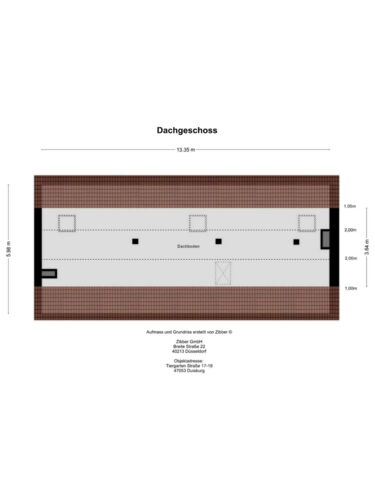 Grundriss Dachboden