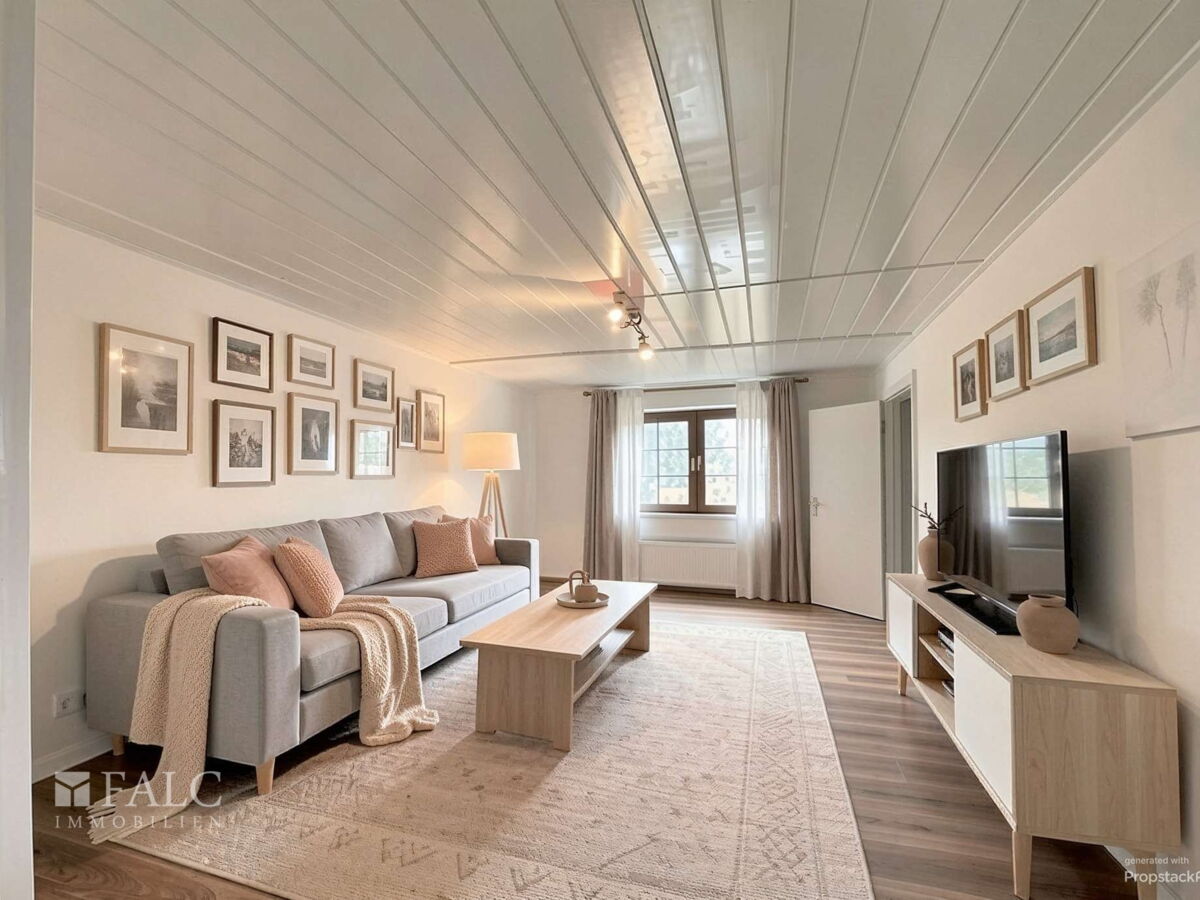 Wohnzimmer Einliegerwohnung - (KI generiert)