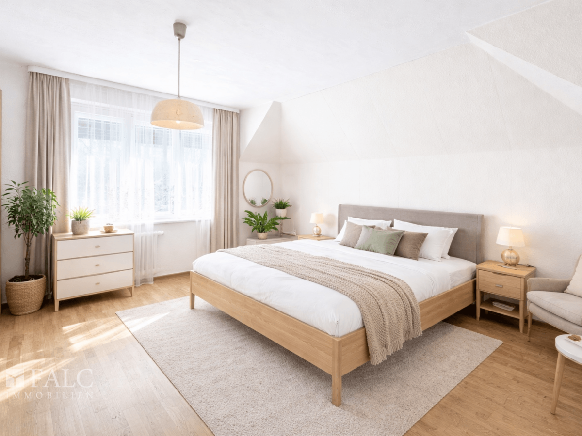 Schlafzimmer OG (virtualisiert)
