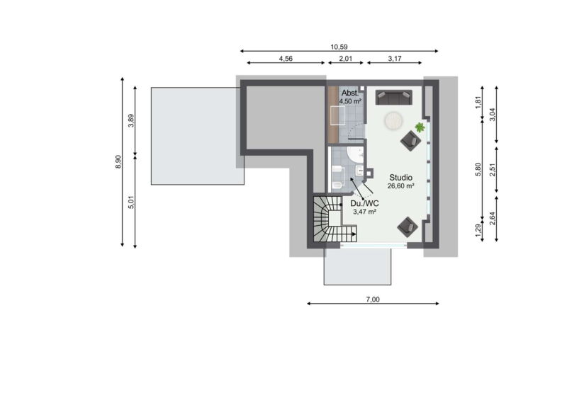 Grundriss DG