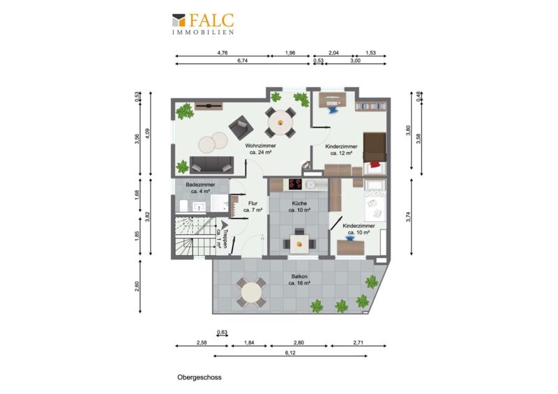 Grundriss Obergeschoss