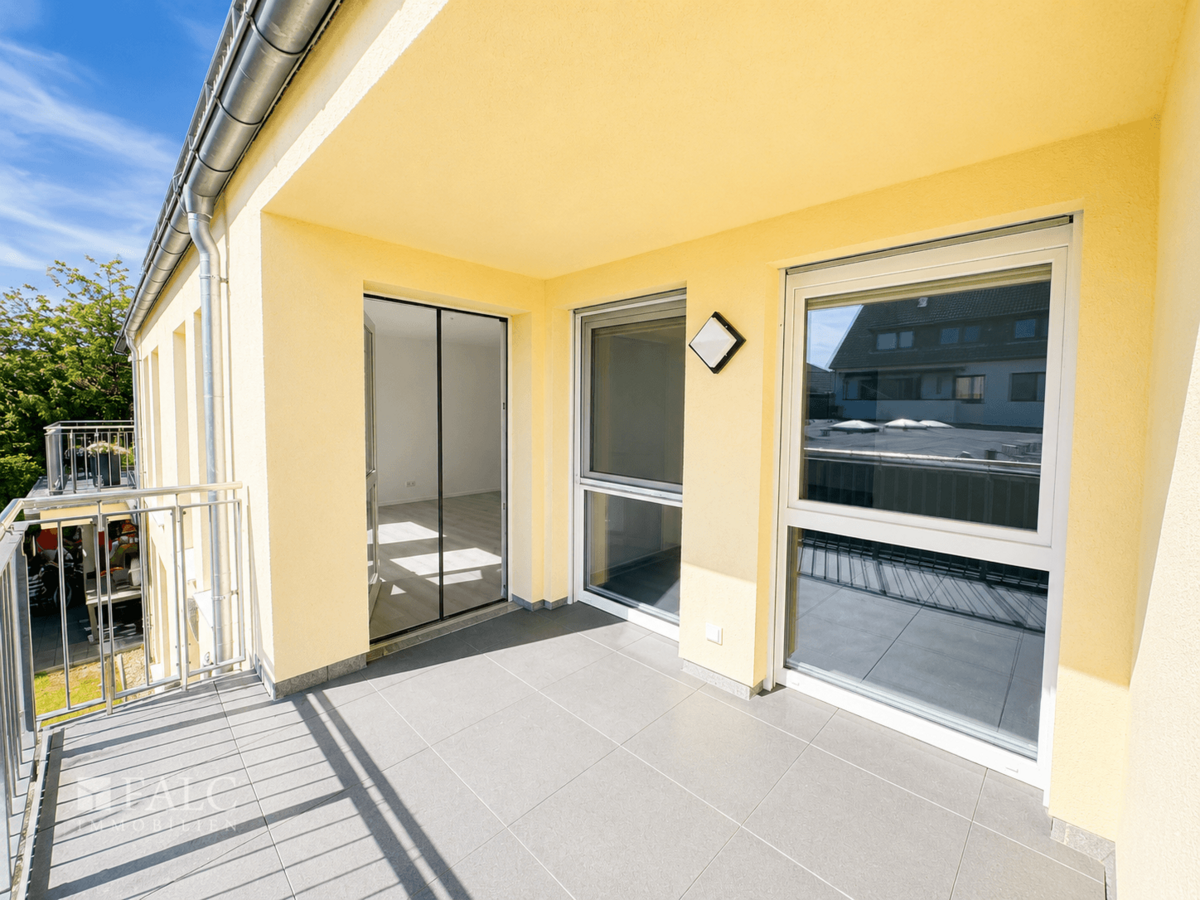 Balkon Ansicht Wohnung
