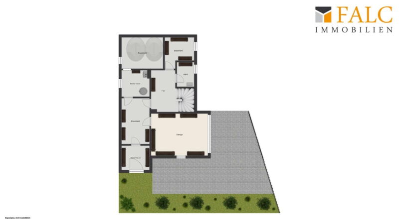 Haus mit Einfahrt