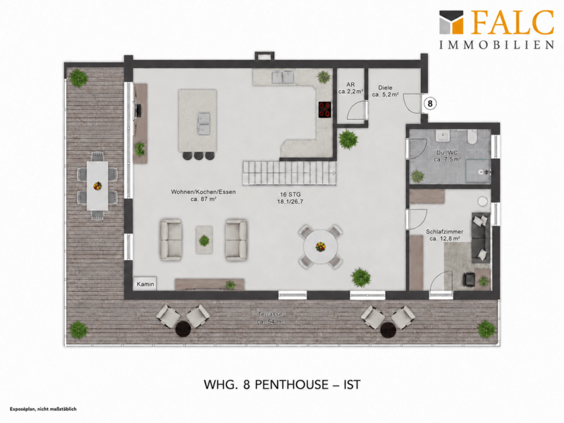 Grundriss WHG 8 IST