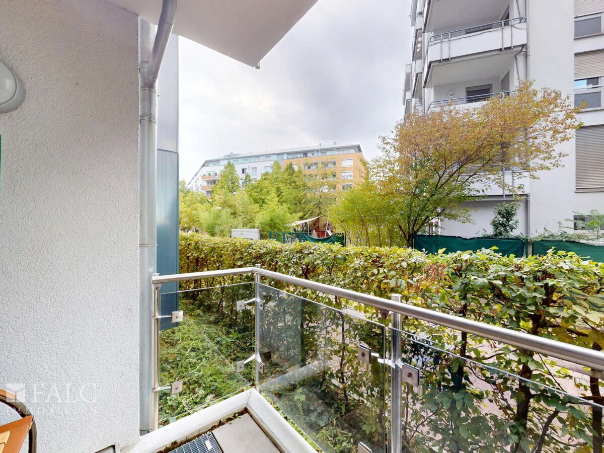 Ausblick Balkon