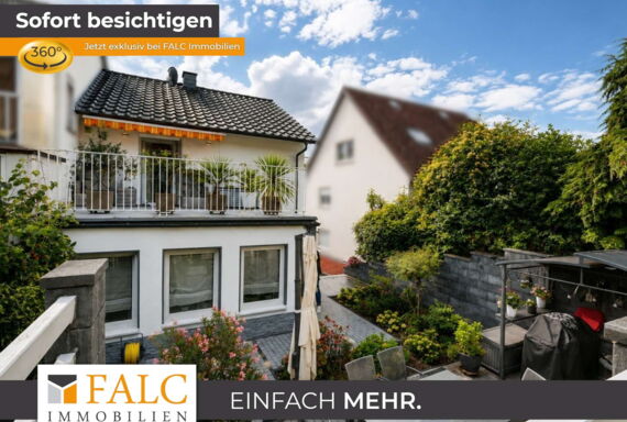 Außenansicht mit Terrasse