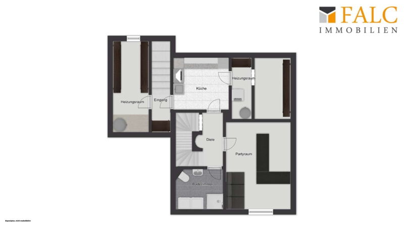 Grundrissplan Keller