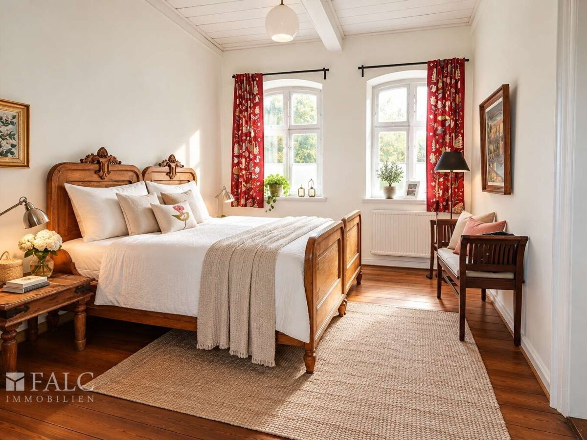Schlafzimmer Haupthaus links