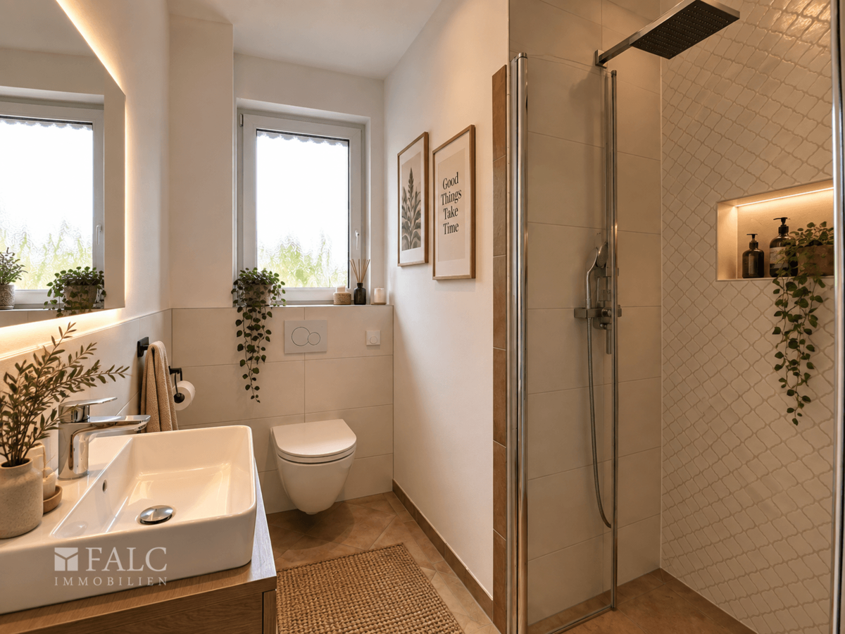 Badezimmer virtualisiert