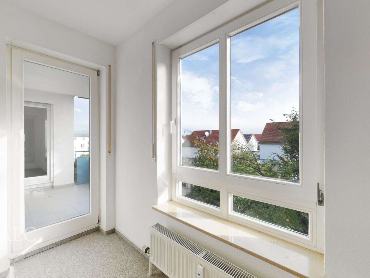 Blick auf den Balkon