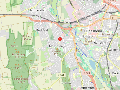 Lage in Hildesheim