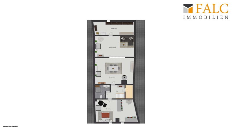 Wohnung 3: Dachgeschoss