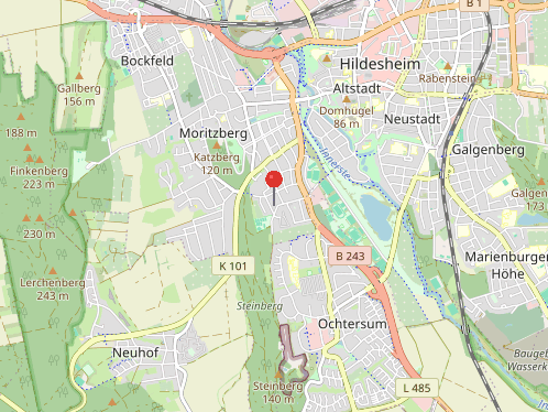 Lage in Hildesheim