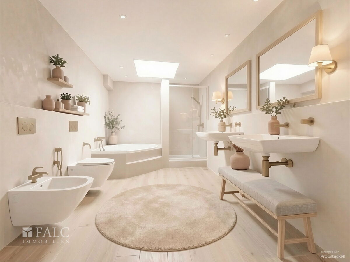 Badezimmer EG (aktuell) - (KI generiert)