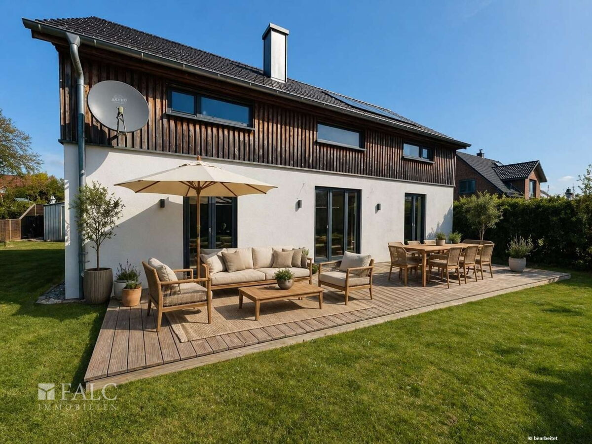 Terrasse mit Gestaltungsmöglichkeit